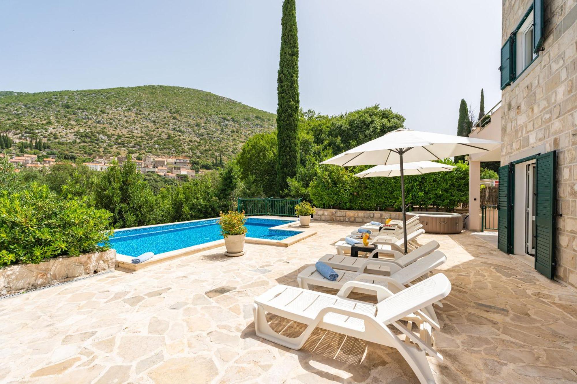 Villa Petmat - With Private Pool And 6 Bedrooms دوبروفينك المظهر الخارجي الصورة