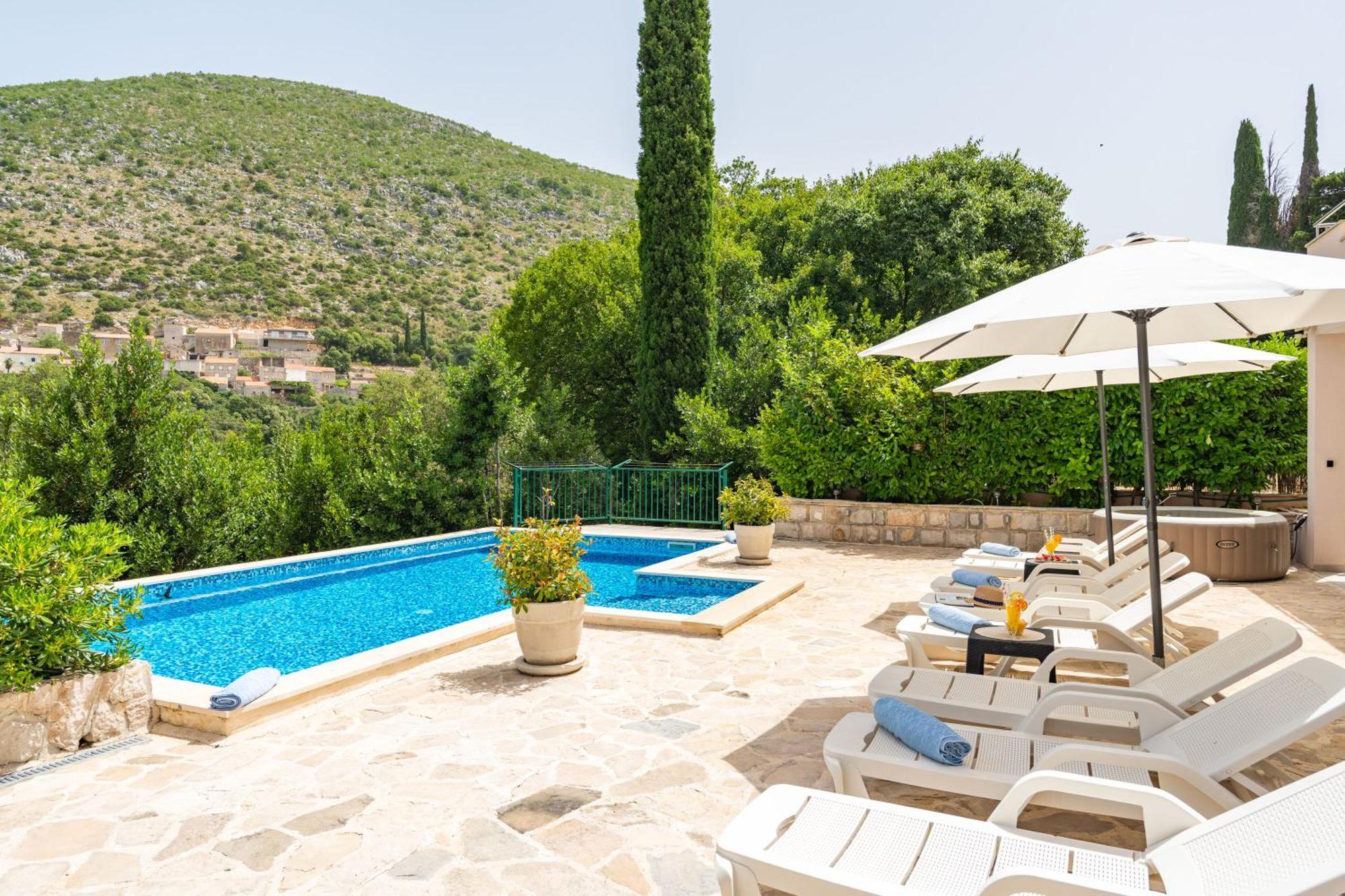 Villa Petmat - With Private Pool And 6 Bedrooms دوبروفينك المظهر الخارجي الصورة