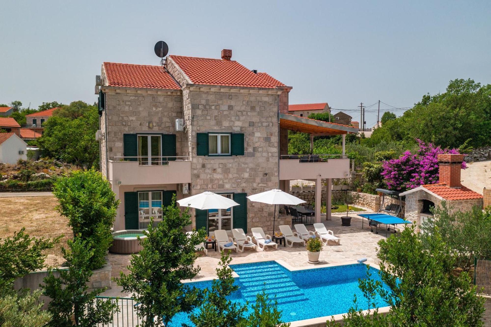 Villa Petmat - With Private Pool And 6 Bedrooms دوبروفينك المظهر الخارجي الصورة