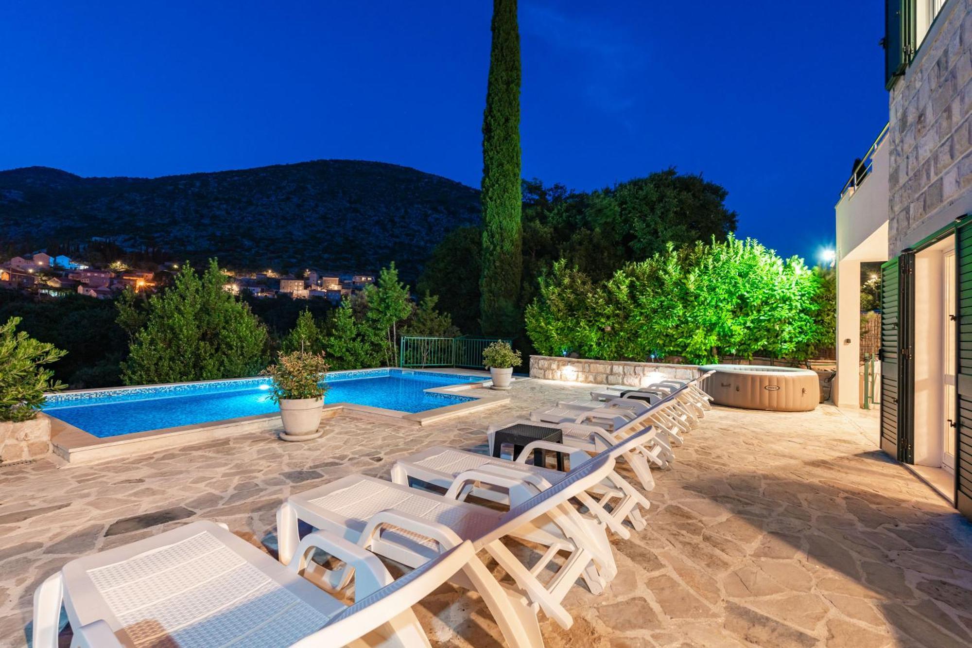 Villa Petmat - With Private Pool And 6 Bedrooms دوبروفينك المظهر الخارجي الصورة